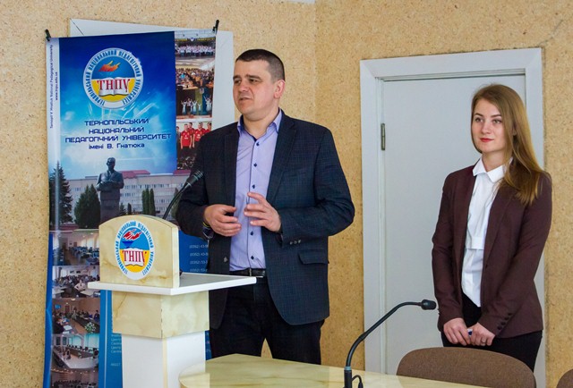 В.Л.Брославський та Марія Федінчук